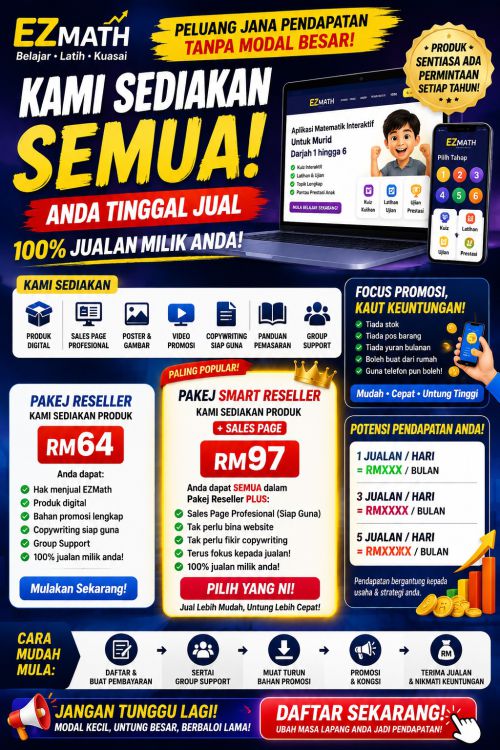 EZ Math App Anak Bijak Matematik Score AAA