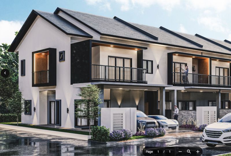 Rumah Teres 2 tingkat Termurah